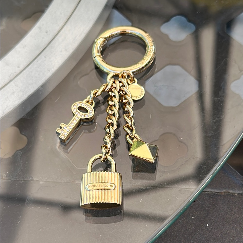Michael Kors Gold Key Charms Accessory